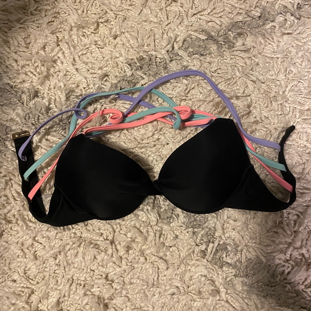 Push up strappy swim top